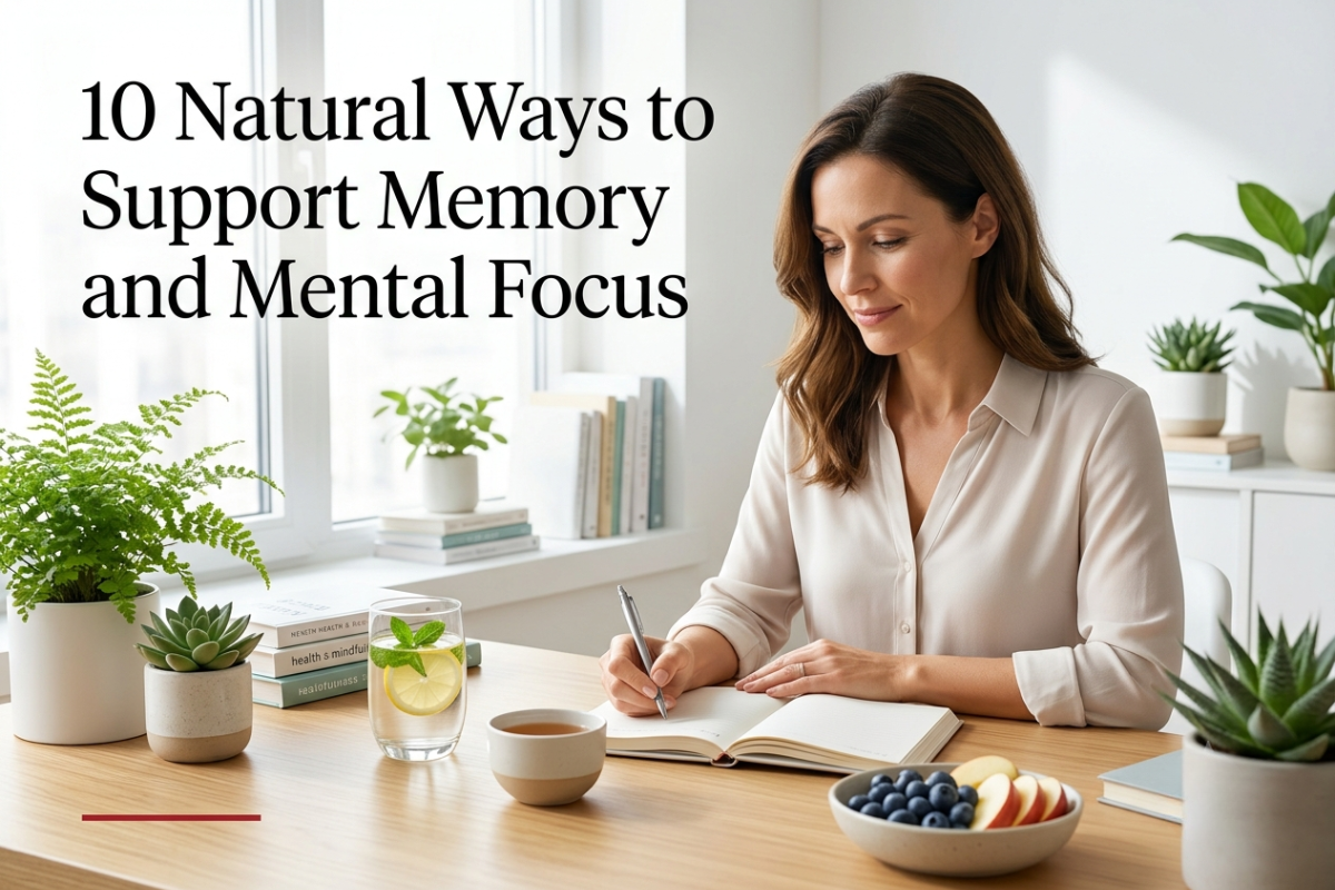 10 Natural Ways to Support Memory and Mental Focus