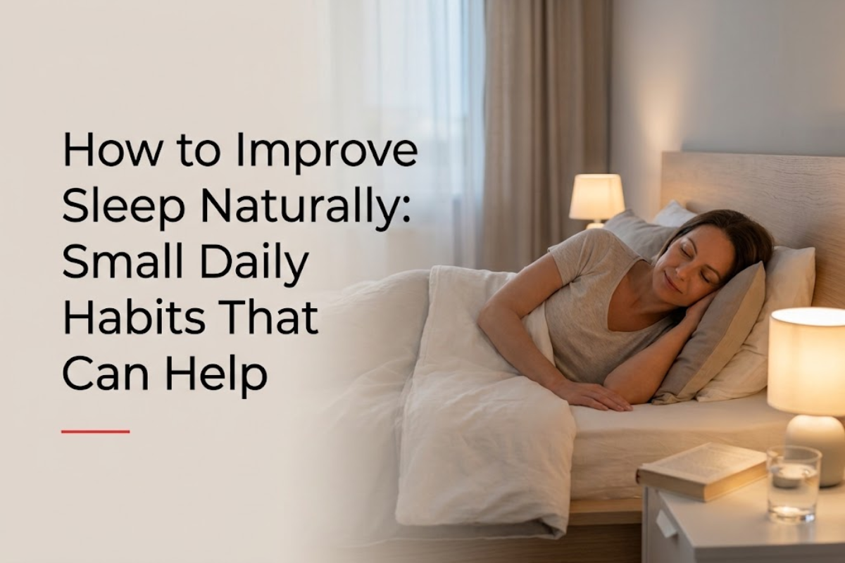 How to Improve Sleep Naturally: Small Daily Habits That Can Help